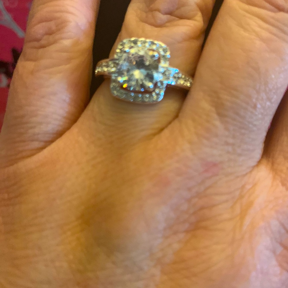 Sparkle Allure Cubic Zirconia Cocktail Ring